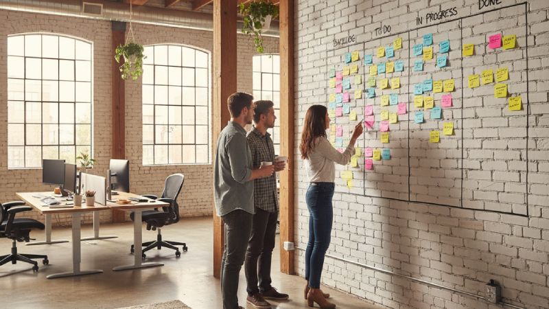 An illustrative graphic showing the journey of Comserve from niche software to scalable platforms.